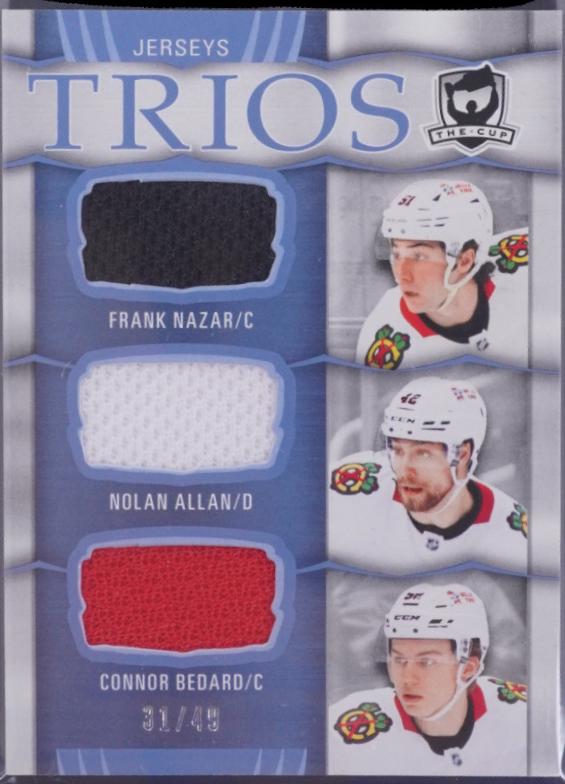 Connor Bedard / Nolan Allan / Frank Nazar #C3-NAB