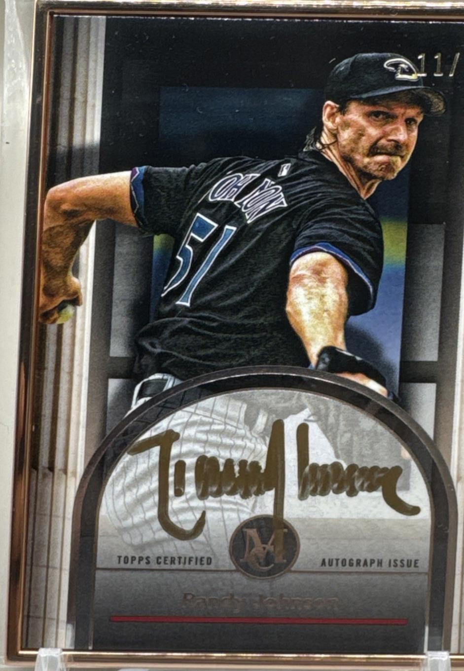 Randy Johnson #FMA-RJO 2024 Topps Museum Collection Baseball Framed Autographs