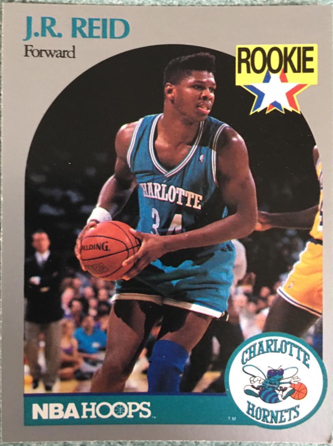 J.R. Reid #57 Basketball Cards 1990 Hoops