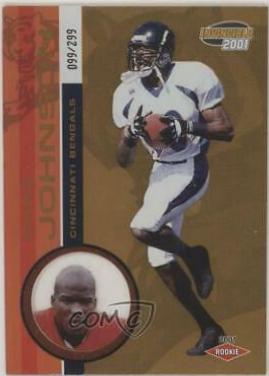 Chad Johnson #261 Football Cards 2001 Pacific Invincible