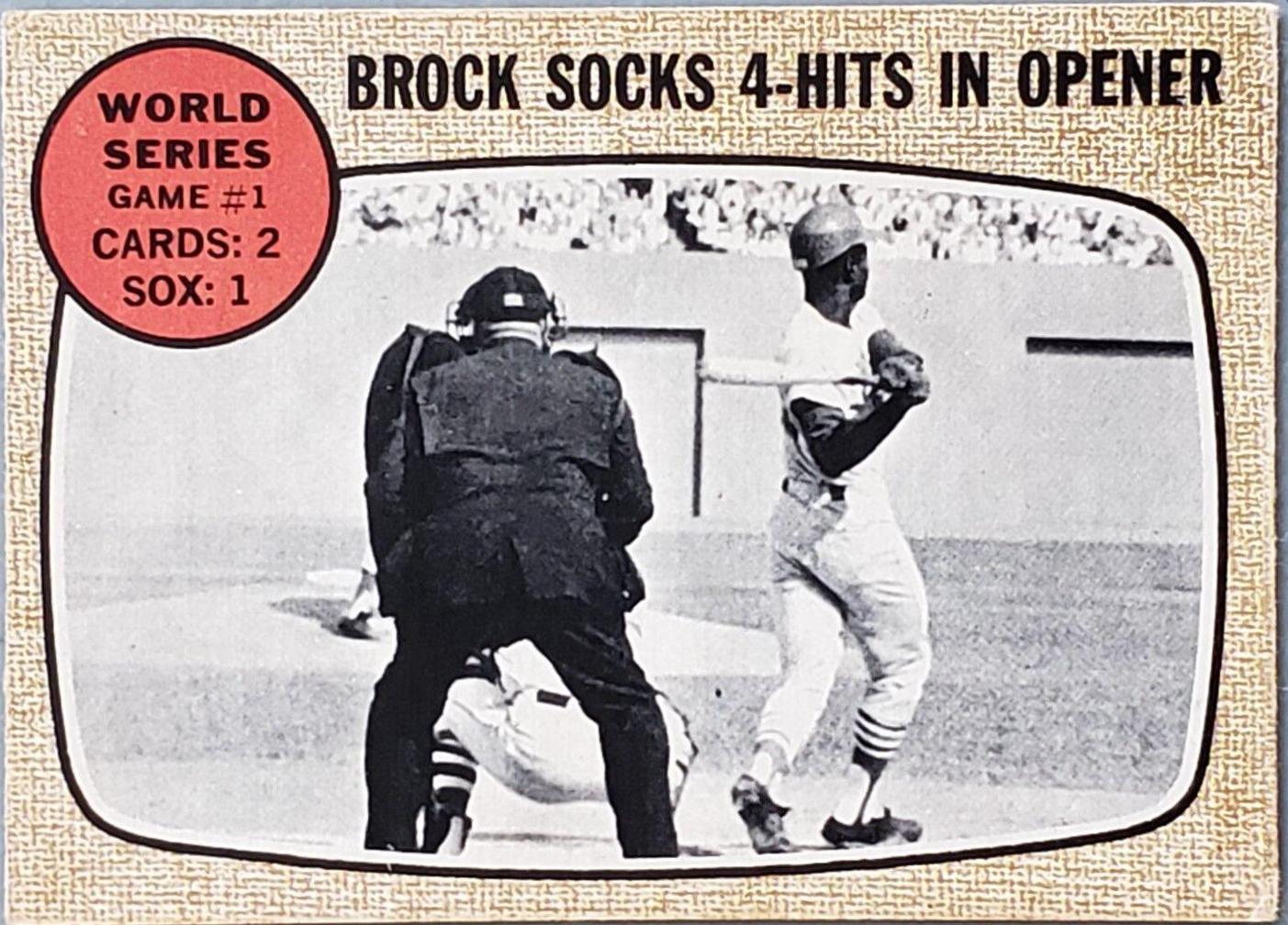 World Series Game 1 #151 1968 O Pee Chee Baseball
