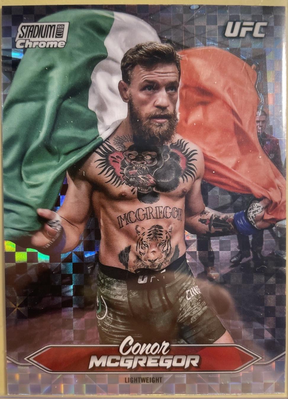 Conor McGregor [X-Fractor] #C-200 Prices | 2025 Topps Stadium Club