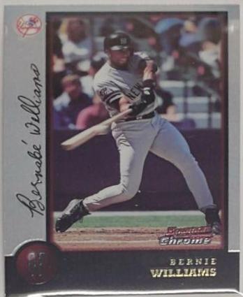 Bernie Williams #24 Baseball Cards 1998 Bowman Chrome