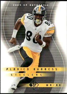 Plaxico Burress #70 2004 Sp Authentic Football