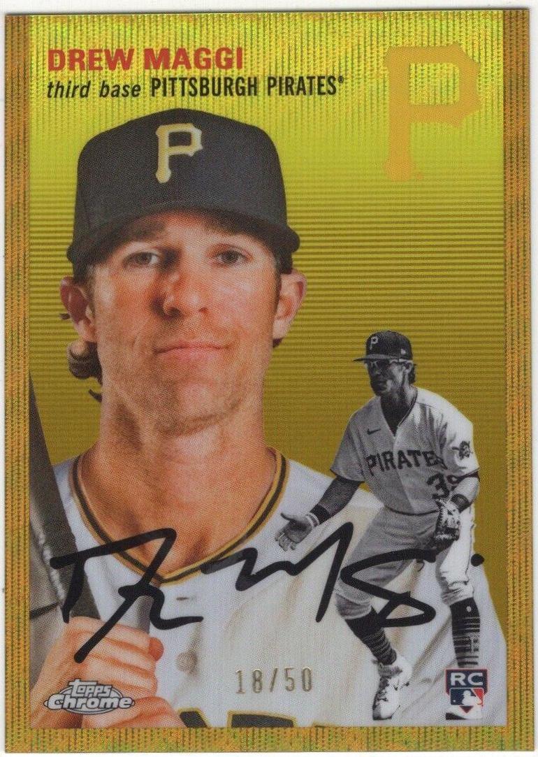 Drew Maggi [Gold Wave Refractor] #336