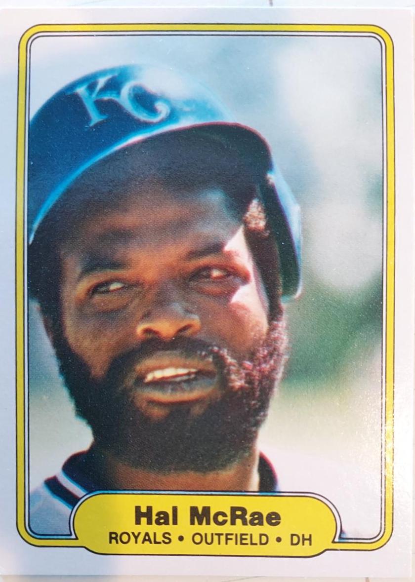 Hal McRae #416 1982 Fleer Baseball