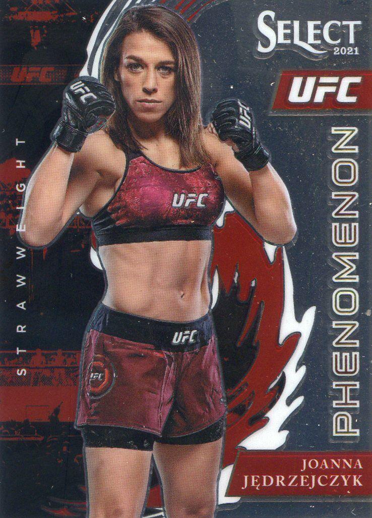 Joanna Jedrzejczyk #14 Ufc Cards 2021 Panini Select UFC Phenomenon