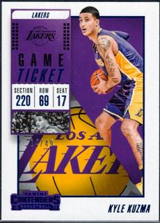Kyle Kuzma Game Ticket Blue