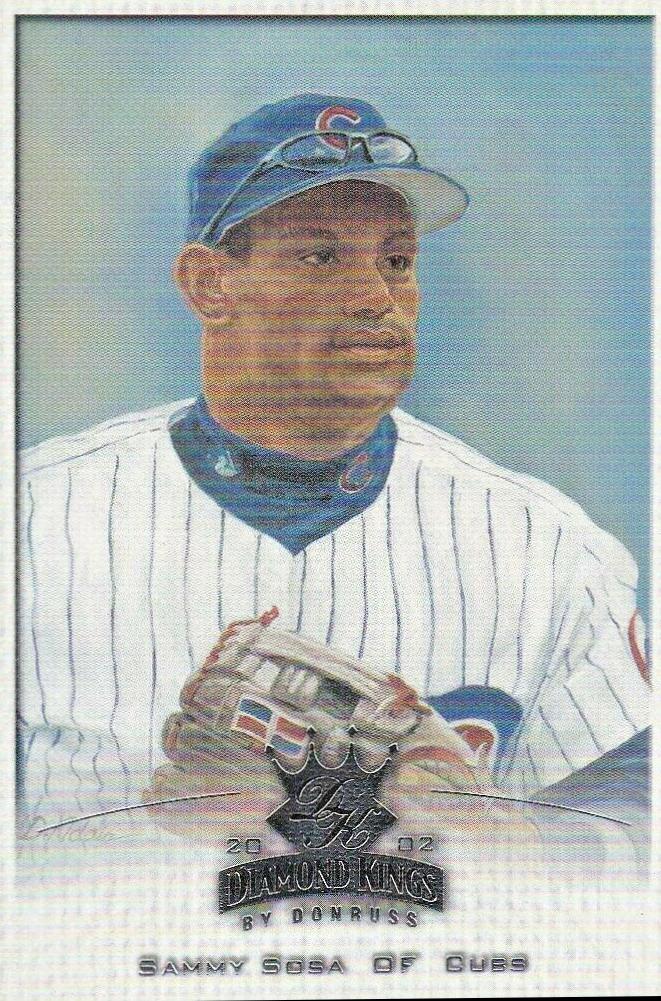 Sammy Sosa #23 Baseball Cards 2002 Donruss Diamond Kings