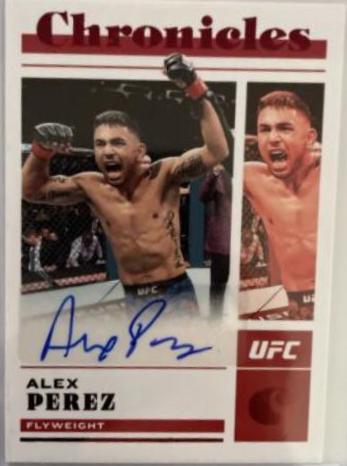 Alex Perez #CS-APZ Ufc Cards 2023 Panini Chronicles UFC Signatures