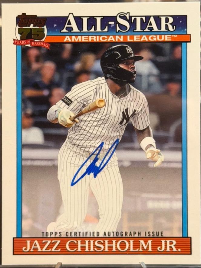 Jazz Chisholm Jr. #91AS-JC 2026 Topps Series 2 1991 All Star Autograph Baseball