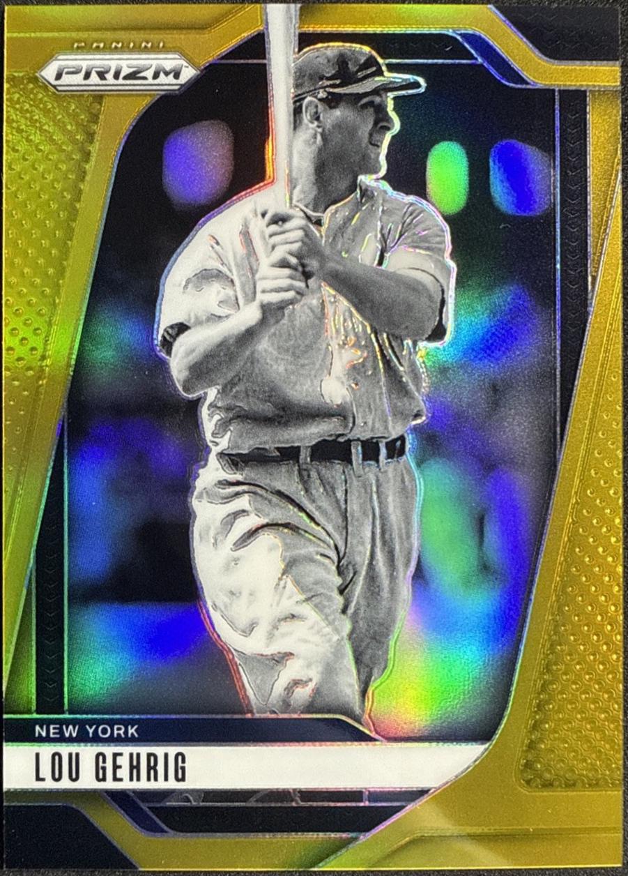 Lou Gehrig [Gold Prizm] #300 Prices | 2025 Panini Prizm | Baseball