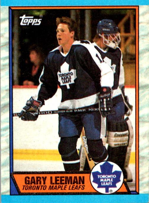 Gary Leeman #22 Hockey Cards 1989 Topps