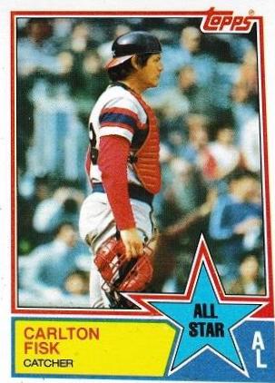 Carlton Fisk #393 Baseball Cards 1983 Topps