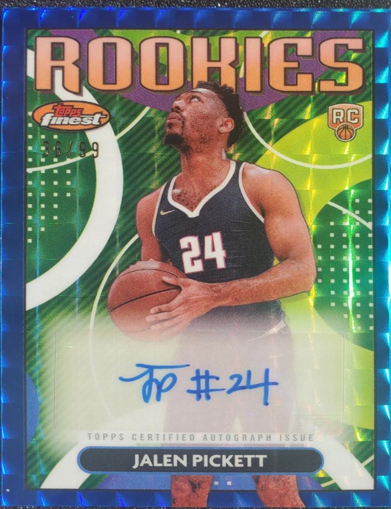 Jalen Pickett [Blue Geometric Refractor] #RFA-JPI