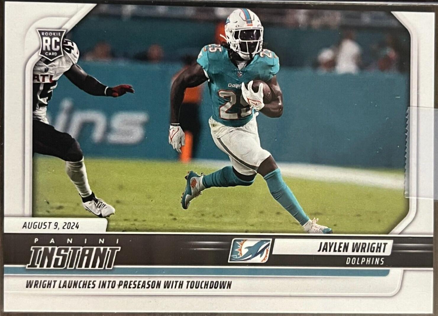 Jaylen Wright #3 Football Cards 2024 Panini Instant