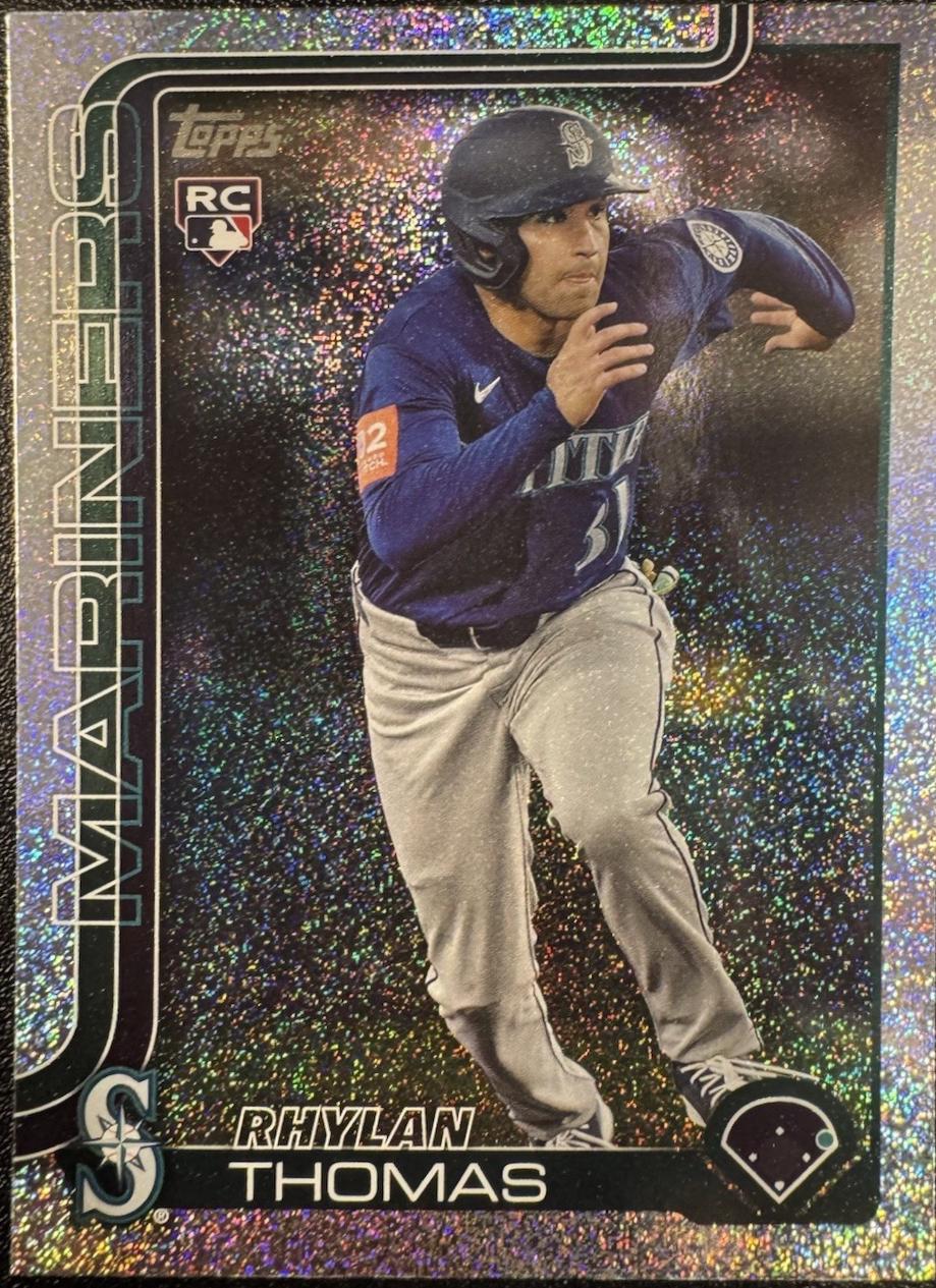 Rhylan Thomas [Sandglitter] #US196 Prices [Rookie] | 2025 Topps Update ...