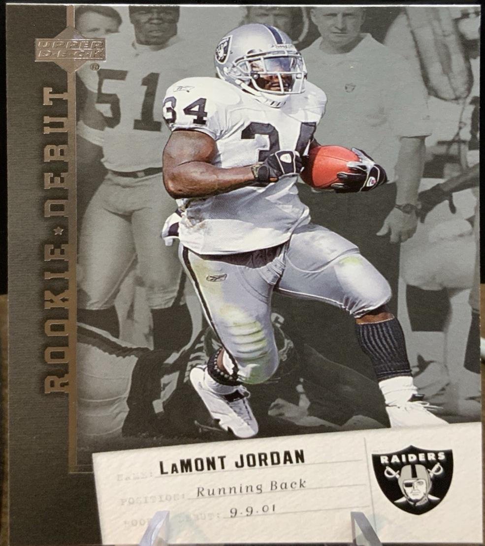 LaMont Jordan #72 2006 Upper Deck Rookie Debut Football