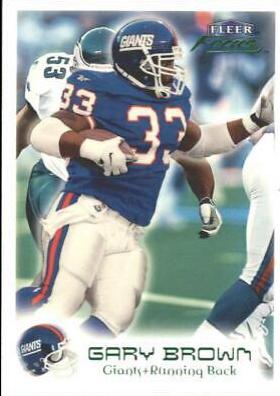 Gary Brown #21 1999 Fleer Focus Football