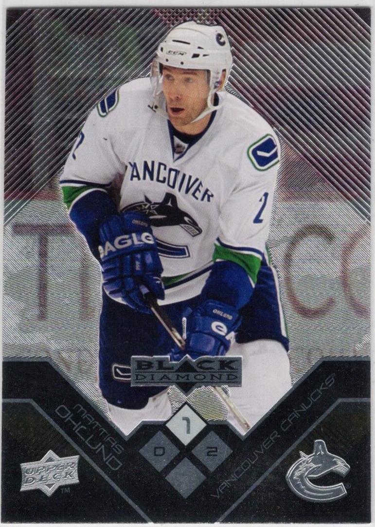Mattias Ohlund #80 2008 Upper Deck Black Diamond Hockey