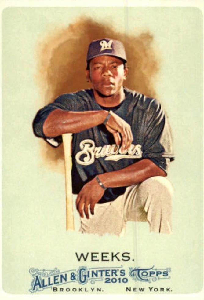 Rickie Weeks Baseball Cards 2010 Topps Allen & Ginter