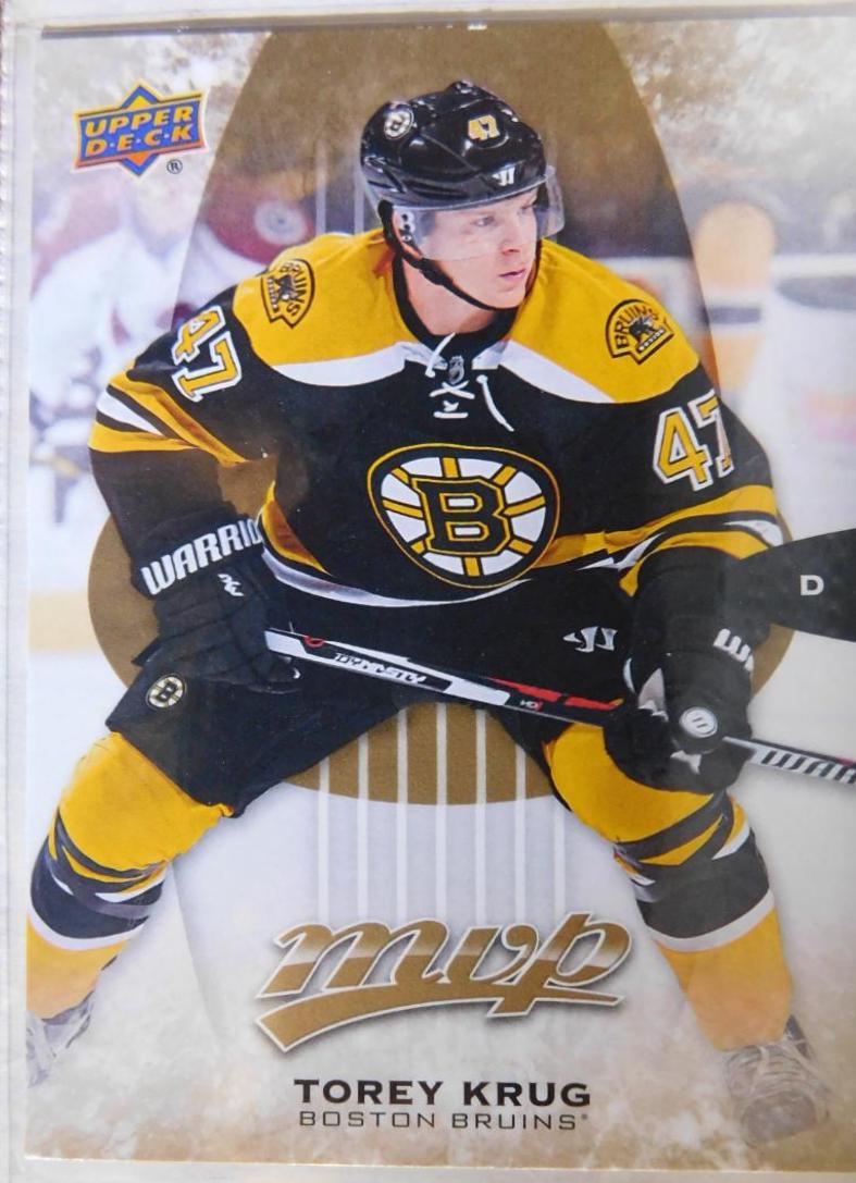 Torey Krug #28 Hockey Cards 2016 Upper Deck MVP