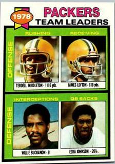 Willie Buchanon, Ezra Johnson, James Lofton, Terdell Middleton