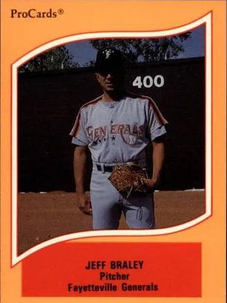 Jeff Braley #85 Baseball Cards 1990 Procards A and AA