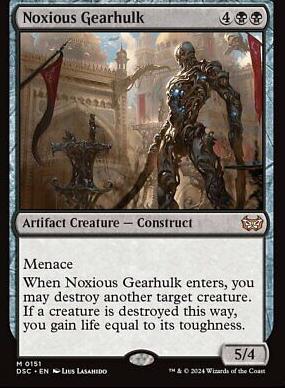 Noxious Gearhulk (Magic Duskmourn: House of Horror Commander)
