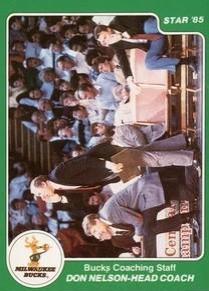 Don Nelson #1 1985 Star Milwaukee Bucks Card Night Basketball
