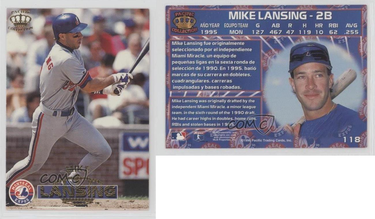 Mike Lansing #118 Baseball Cards 1996 Pacific Crown Collection