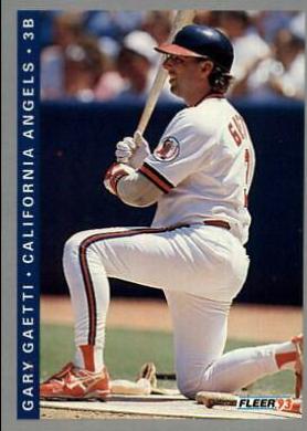 Gary Gaetti #574 Baseball Cards 1993 Fleer