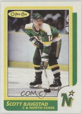 Scott Bjugstad #23 Hockey Cards 1986 O-Pee-Chee