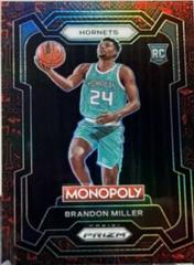 Brandon Miller [Red] #15 Prices | 2023 Panini Prizm Monopoly