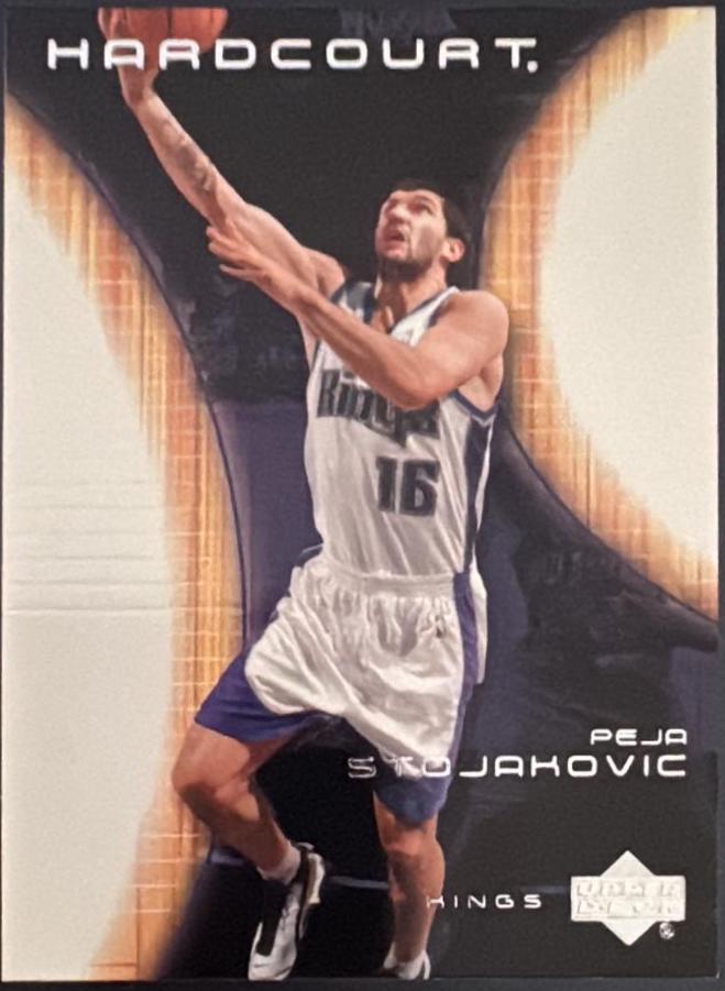 Peja Stojakovic #73 2003-04 Upper Deck Hardcourt Basketball