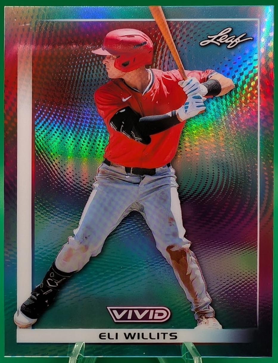 Eli Willits #66 2026 Leaf Vivid Baseball