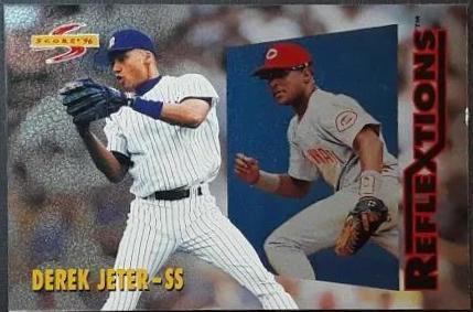 Derke Jeeter #10 Baseball Cards 1996 Score Reflextions