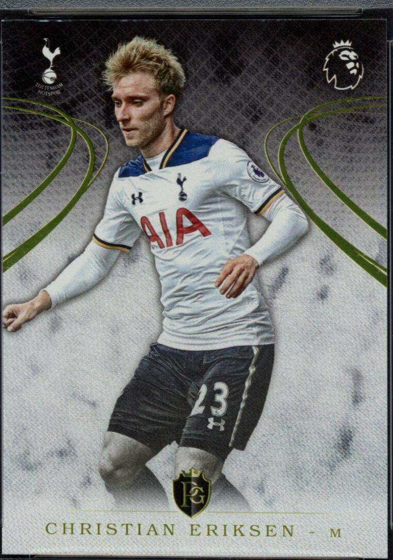 Christian Eriksen #6 Soccer Cards 2016 Topps Premier Gold
