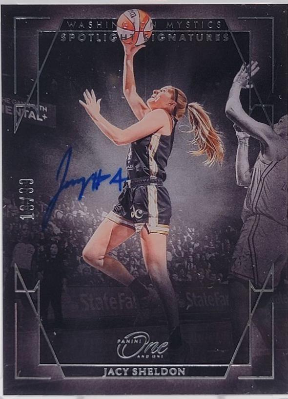 Jacy Sheldon #20 2025 Panini One And One WNBA Spotlight Signature