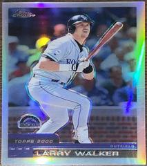 Larry Walker [Refractor] #150 Baseball Cards 2000 Topps Chrome Prices