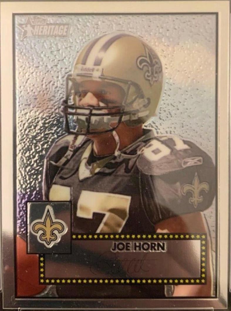 Joe Horn #THC106 Football Cards 2006 Topps Heritage Chrome