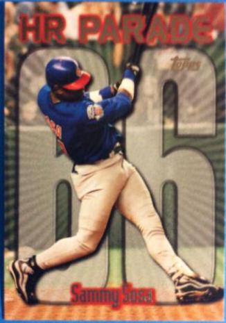 Sammy Sosa #66 Baseball Cards 1999 Topps Chrome