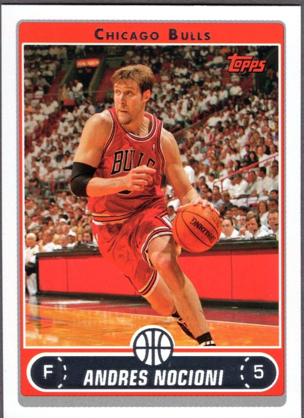 Andres Nocioni #7 Basketball Cards 2006 Topps