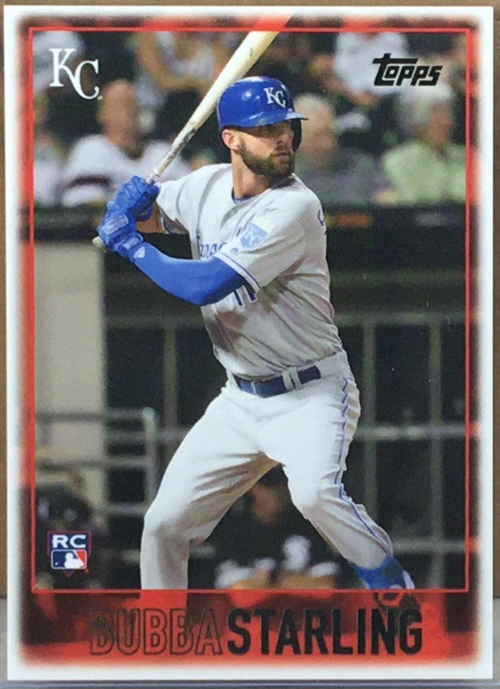 Bubba Starling #36 Baseball Cards 2020 Topps Throwback Thursday