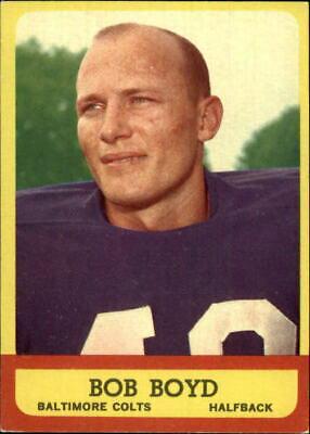 Bob Boyd #11 Football Cards 1963 Topps