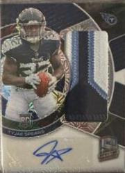 Tyjae Spears #5 Football Cards 2023 Panini Spectra Rookie Autograph Meta