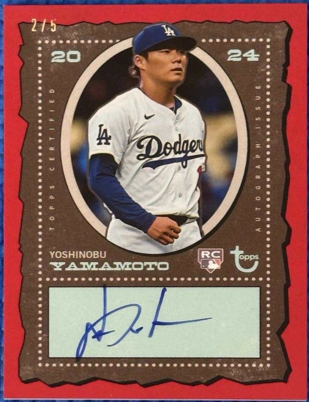 Yoshinobu Yamamoto [Red] #AC-YY Prices | 2024 Topps Brooklyn