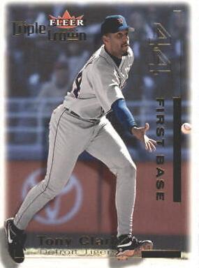 Tony Clark #148 Baseball Cards 2001 Fleer Triple Crown
