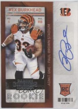 Rex Burkhead [With Ball Autograph] #175