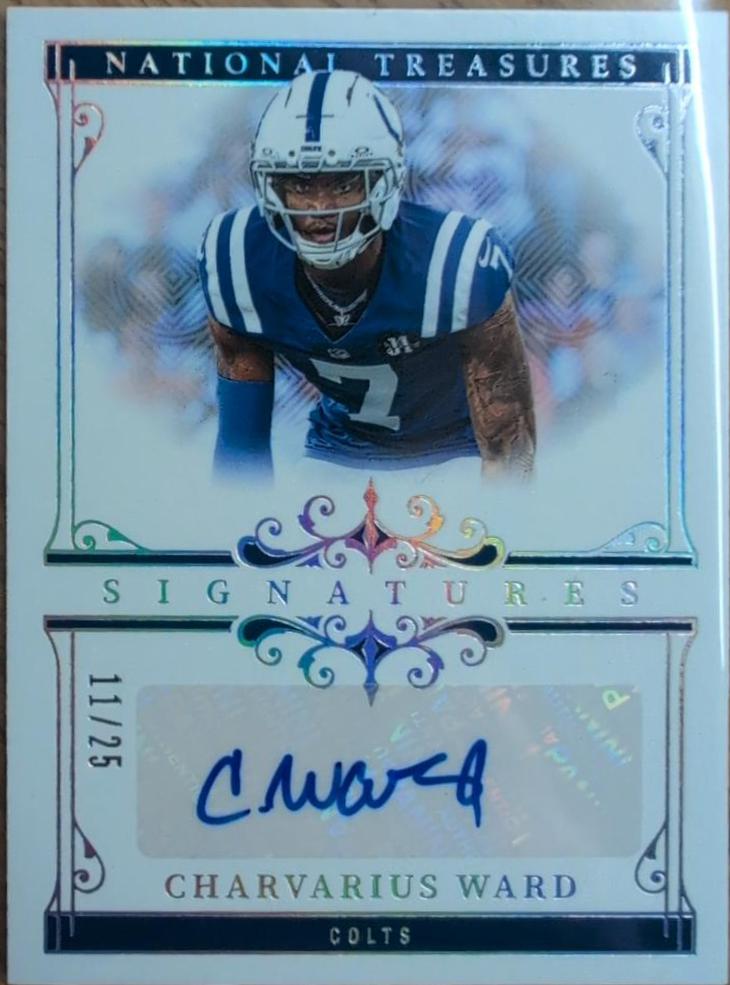 Charvarius Ward #91 2025 Panini National Treasures Football Signatures